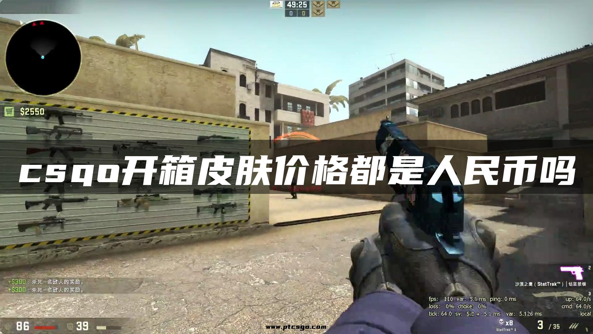 csgo开箱皮肤价格都是人民币吗