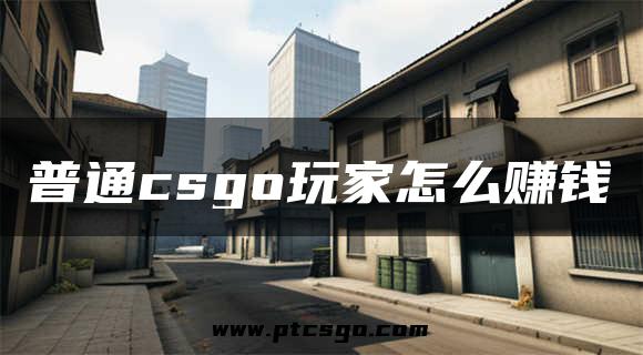 普通csgo玩家怎么赚钱