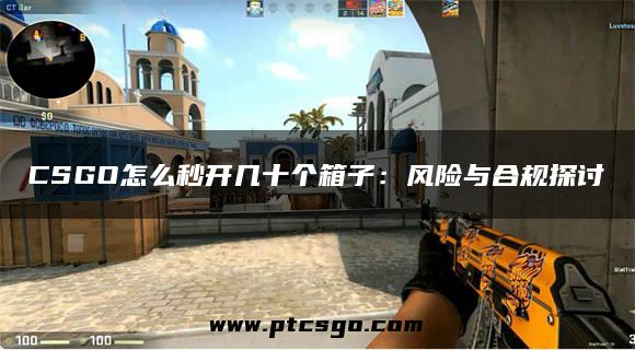 CSGO怎么秒开几十个箱子：风险与合规探讨