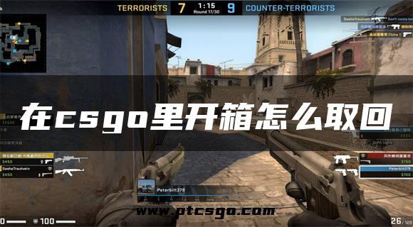 在csgo里开箱怎么取回