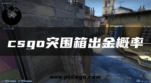 csgo突围箱出金概率