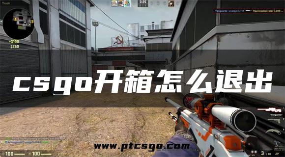 csgo开箱怎么退出