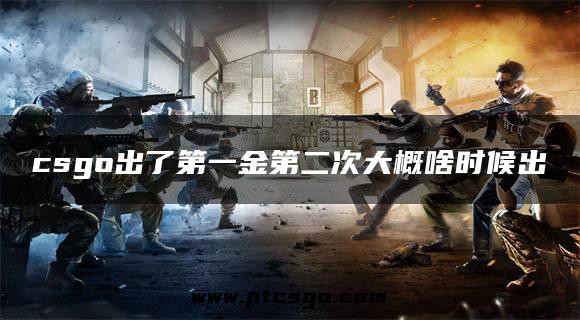 csgo出了第一金第二次大概啥时候出