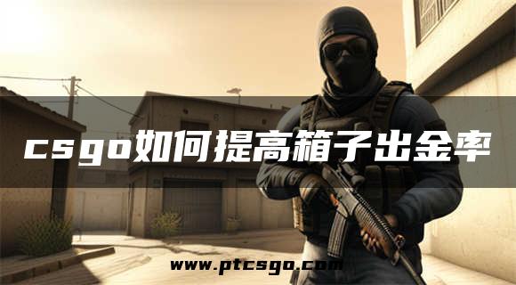 csgo如何提高箱子出金率