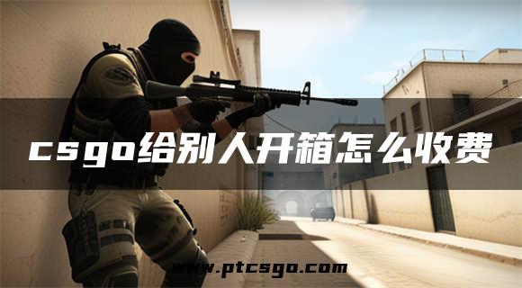 csgo给别人开箱怎么收费