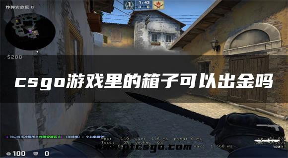 csgo游戏里的箱子可以出金吗