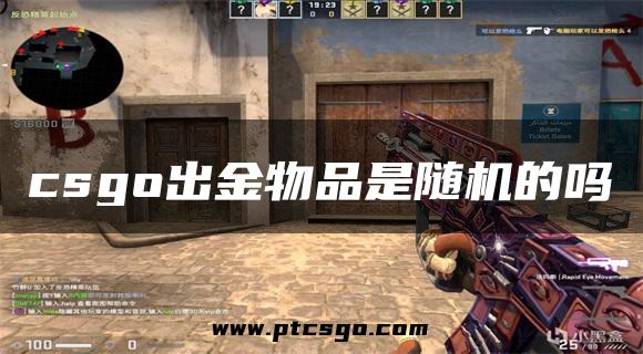csgo出金物品是随机的吗