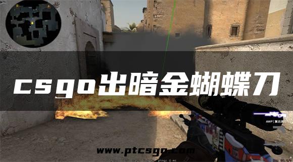 csgo出暗金蝴蝶刀