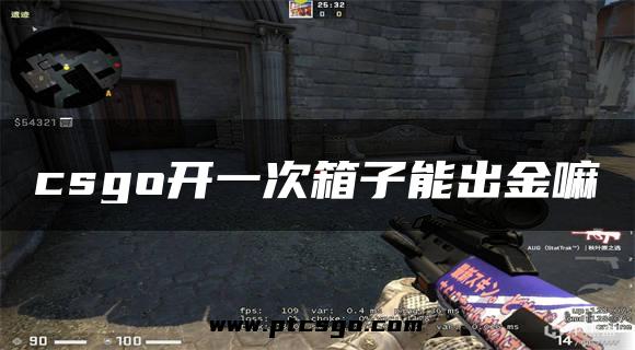 csgo开一次箱子能出金嘛