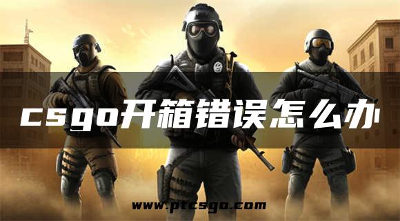 csgo开箱错误怎么办